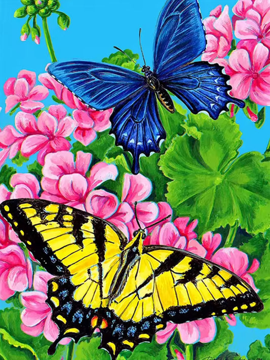 Mariposa en acuarela