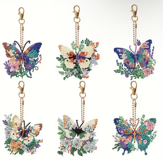 Llaveros de mariposa